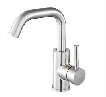 Смеситель для раковины из нержавеющей стали SUS304 поворотный смеситель горячей и