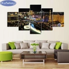 5D сделай сам, алмазная живопись, вышивка крестиком 5 шт.компл., городской пейзаж, украшение для дома, алмазная вышивка, полноформатная картина