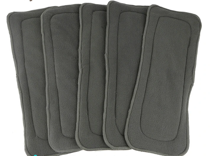 10 шт./партия, детские подгузники с бамбуковым углем