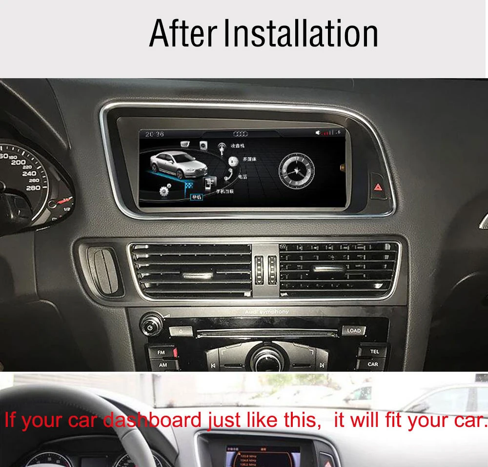 Topnavi Android 6,0 Автомобильный плеер радио видео для Audi Q5(2010 2011 2012 2013) Стерео gps навигация без DVD