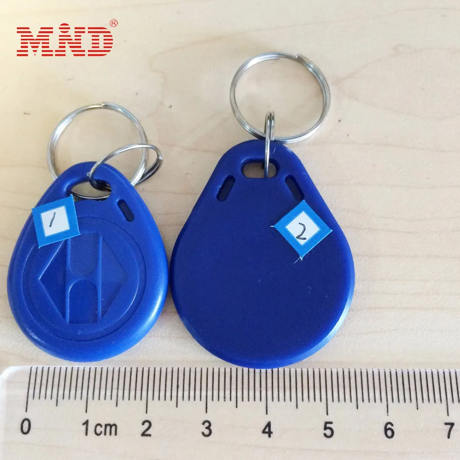 10 шт. цветные брелоки для RFID карт 125 кГц|Карты контроля доступа| |