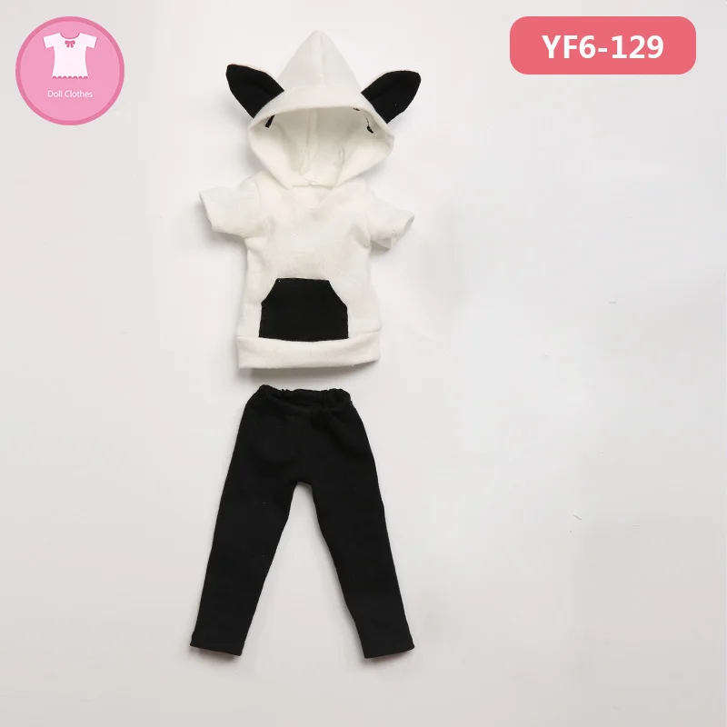 Одежда для куклы BJD SD одежда спорта и отдыха 1/6 черно белая тела Miadoll Yosd аксессуары