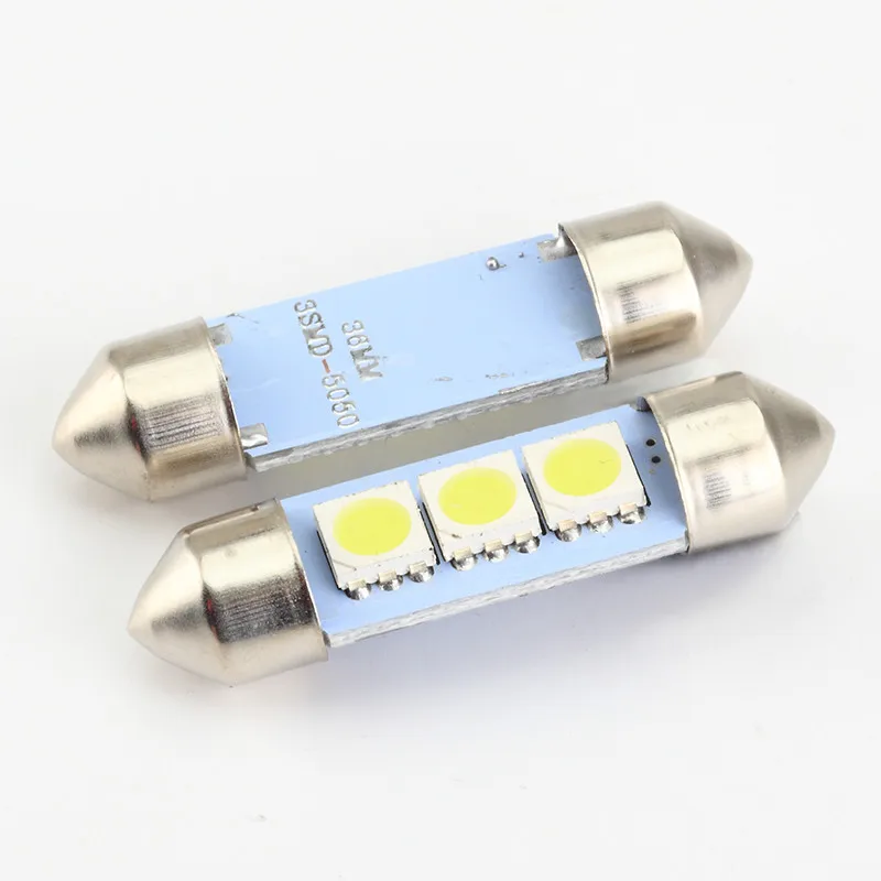 10x яркая белая светодиодная автомобильная лампа C5W 5050 3 Smd 3Smd 31 мм 36 39 41 Dc 12v Festoon для