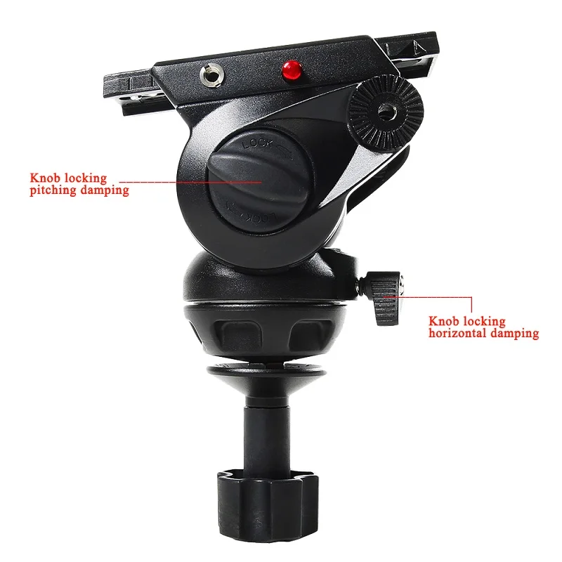 miliboo MTT601A Aluminum Heavy Duty Fluid Head Camera Tripod for Camcorder/DSLR Stand Professional Video | Электроника