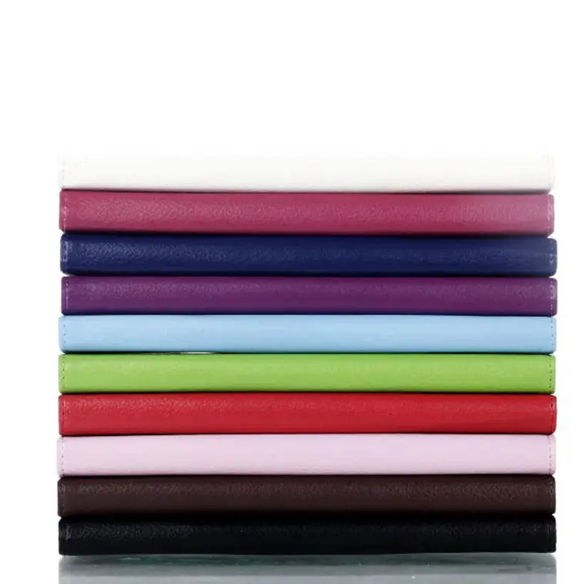 Ультратонкий чехол-книжка из искусственной кожи с 2 папками личи для Huawei MediaPad M3