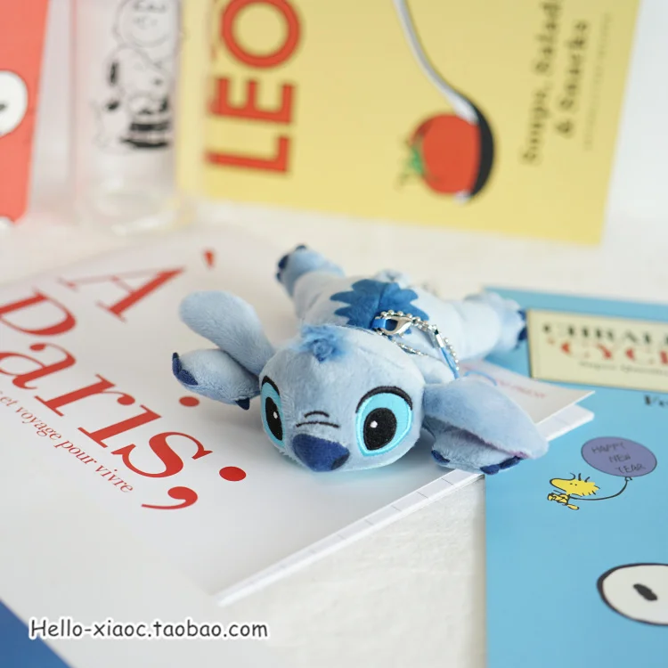 stitch 1 шт. Стич, Дональд Дак Мягкие плюшевые игрушки монстр салван мягкие животные Чеширский Кот Игрушка для девочек сумки кулон подарки на день рождения - Цвет: stitch