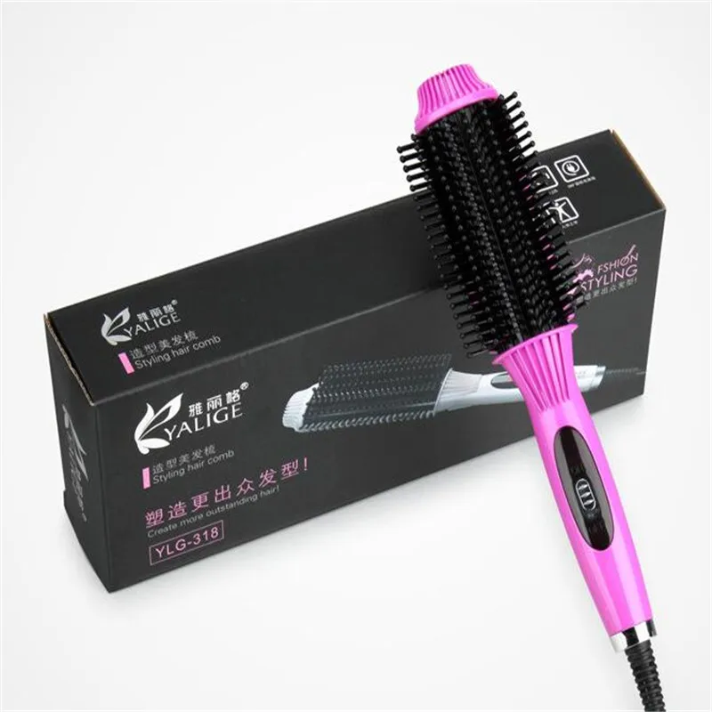 Два в одном многофункциональный электрический выпрямитель для волос расческа и