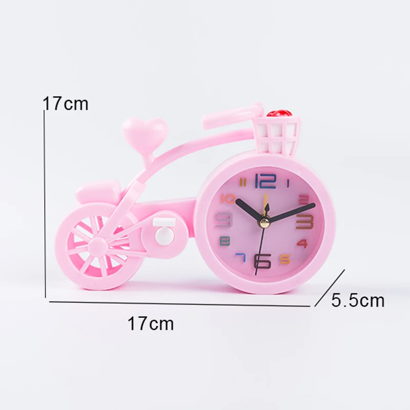Будильник с милыми мультяшными велосипедными часами креативные личные