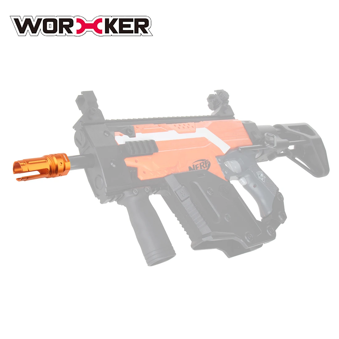 Worker Trident Barrel декоративная крышка с резьбой для LH Vector Gen.2/JM GEN.8/9 с 19 мм Внутренний Зуб Передняя Труба декоратор