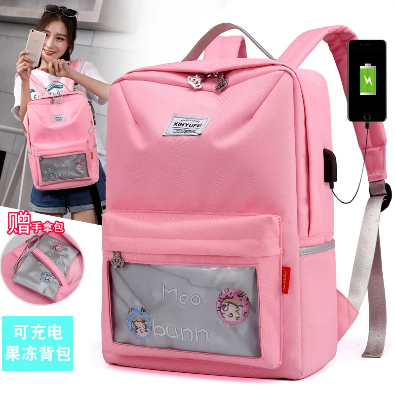 Casual Women Travel Backpack Fashion USB Charging Laptop Female School Teenage Grils College Bags | Багаж и сумки
