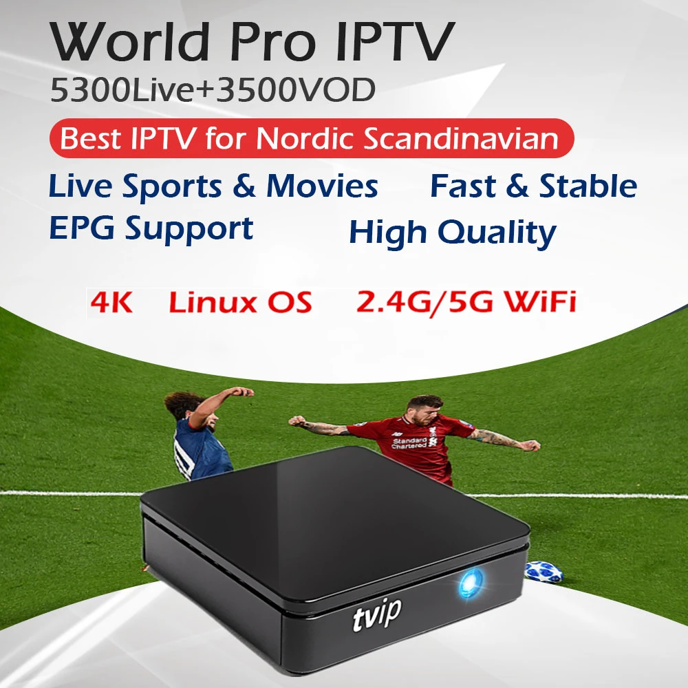 ТВ IP 415+ Лучшая шведская IPTV приставка 5000Live Linux ОС Android Nordic Скандинавии Европа Норвегия Дания IP ТВ Лидер продаж 4K смарт ТВ коробка