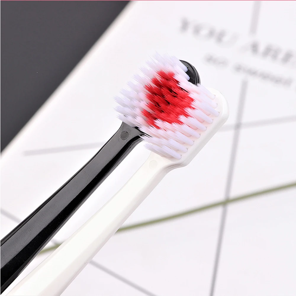 2/3/4 шт. Ультра мягкий древесный уголь Нано CoupleToothbrush с украшением в виде кристаллов электрическая зубная щетка гигиена полости рта для взрослых
