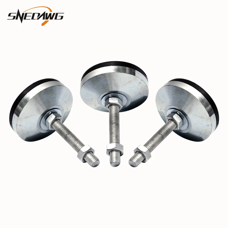 

Регулируемая мебельная подставка для ног диаметр основания 80 мм резьба M12/M14/M16 оцинкованные винты машинные чашки для ног