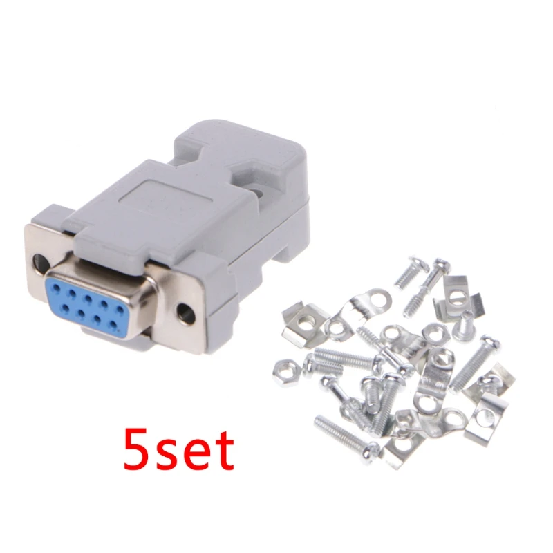 OOTDTY 5 шт./лот DB 9 DB9 RS232 разъем с разъемом D Sub pin PCB|Соединители| |