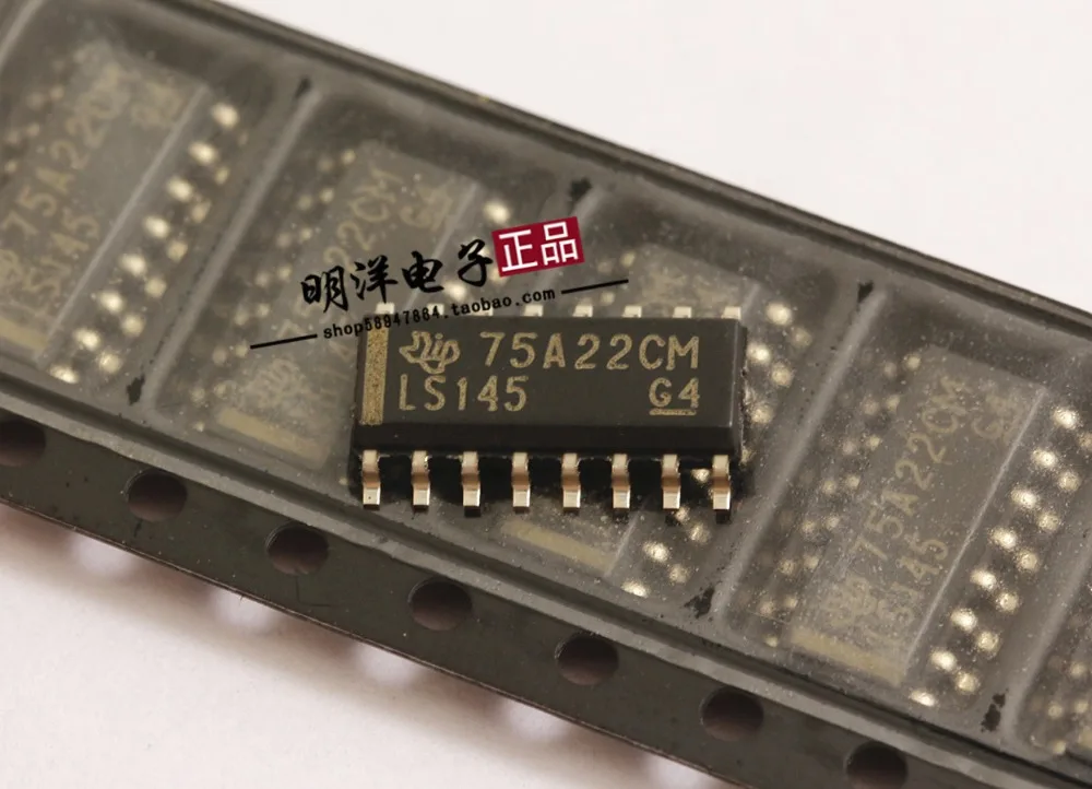 100% New&ampOriginal SN74LS145DR SOP-16 74LS145 LS145 Decoder/Driver Single 4-to-10 |
