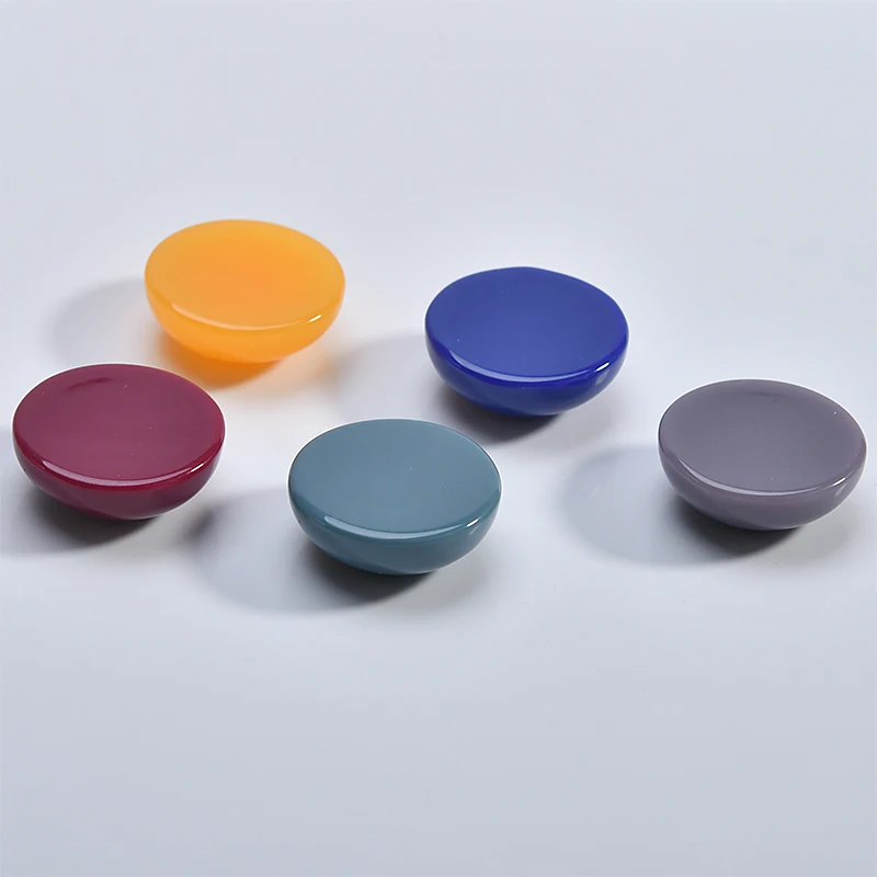 Новый Ретро чистый цвет 18 мм круглый половинный снимок смолы патч DIY серьги