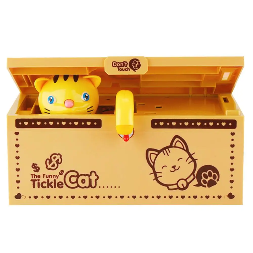 Tiger Cat Money Box украсть Монета Кот подарки украшение дома очаровательны