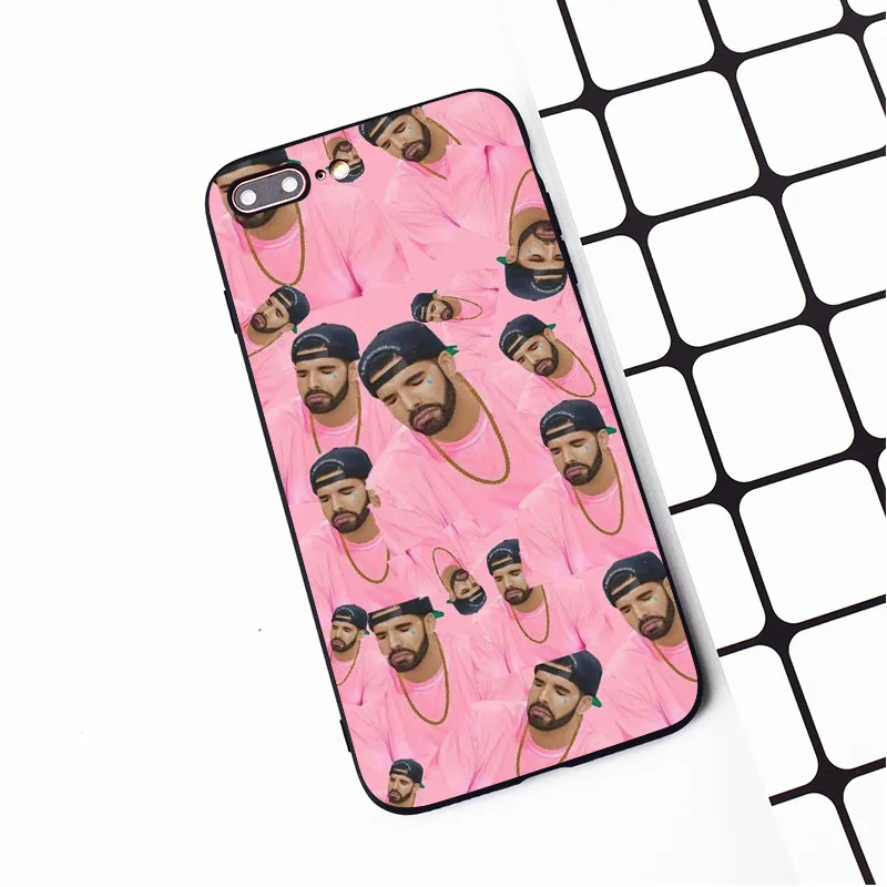 M463 Drake Black Soft TPU Silicone Case Cover For Apple iPhone 11 Pro XR XS Max X 8 7 6 6S Plus 5 5S 5G SE |