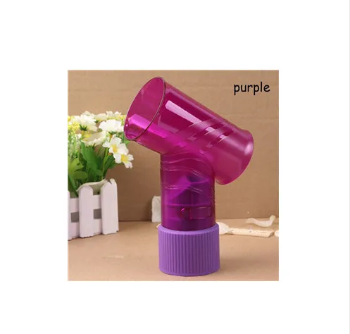 purple Фен, Волшебная приманка для волос, покрытие для фена, рулон, высокое качество, портативный фен для волос, диффузор, волшебный ветер, крученые локоны, клеевые палочки для волос - Цвет: purple