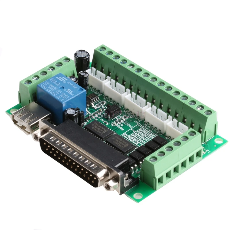 ЧПУ Breakout Board с оптическим муфтой для шагового двигателя MACH3 5 Axis | Обустройство