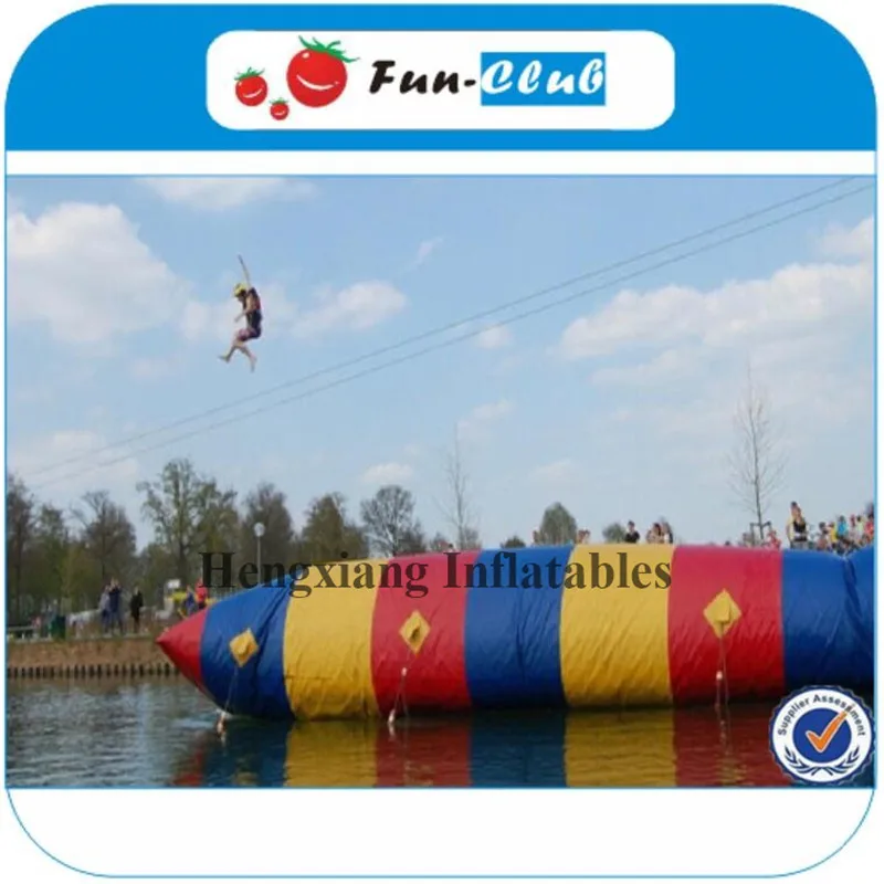 Бесплатная доставка 6x2 м гарантия качества надувная водяная катапульта игрушка