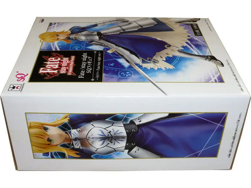 Японское аниме Fate Stay Night [Unlimited Blade Works] Оригинальная фигурка BANPRESTO SQ Saber Fate/Stay