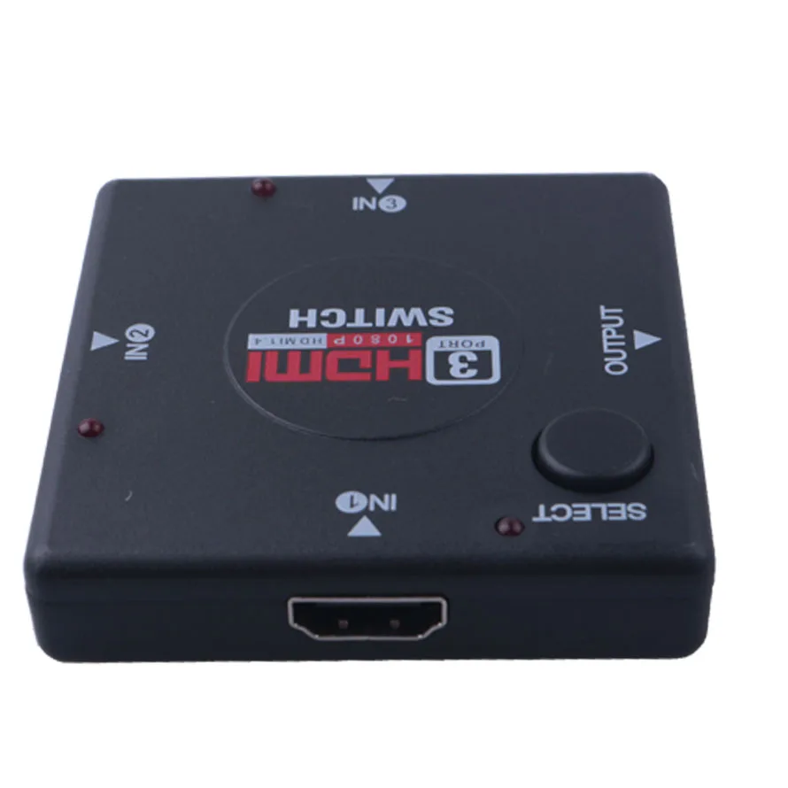 Мини-разветвитель HDMI 3 порта v 1080 Full HD разделитель Vedio P усилитель для Xbox 360 DVD PS3 |