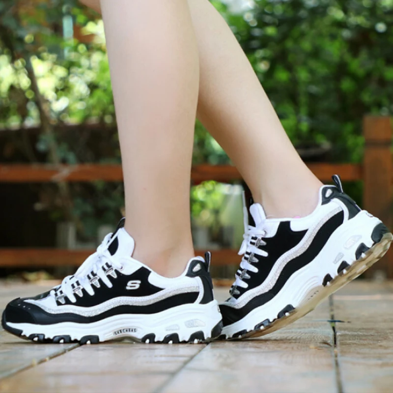 Skechers/Женская обувь Удобные дышащие повседневные туфли Женские кроссовки на