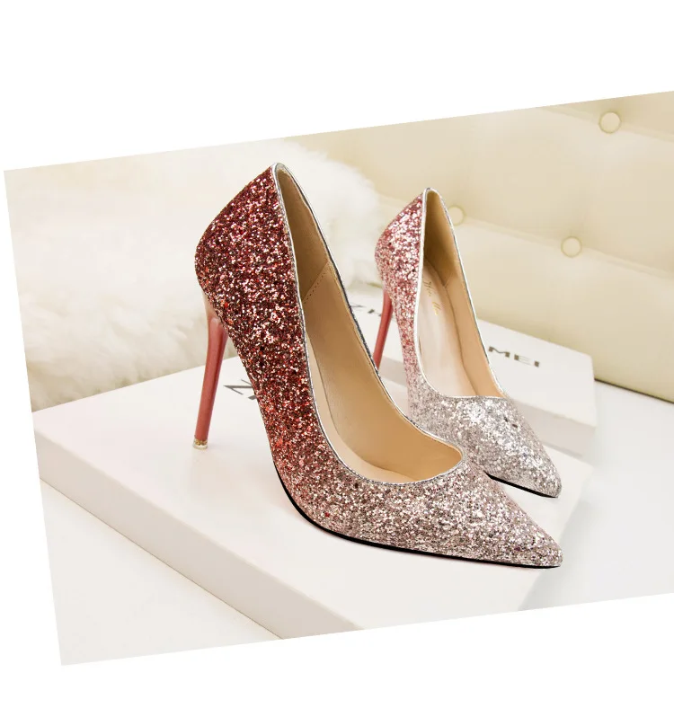 Туфли лодочки женские на высоком каблуке 11 см пикантная обувь шпильке свадебные