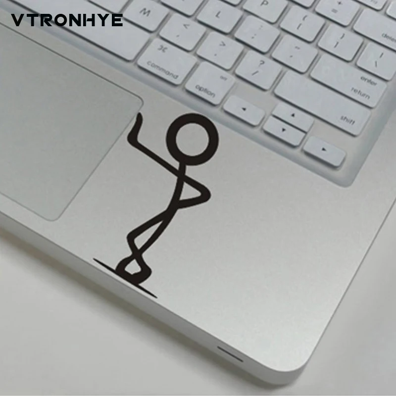 Забавный черный частичный стикер для Macbook pro air retina 13 15,4 дюймов ПВХ наклейка для рук наклейка s для funda Xiaomi Mi Air 12 13