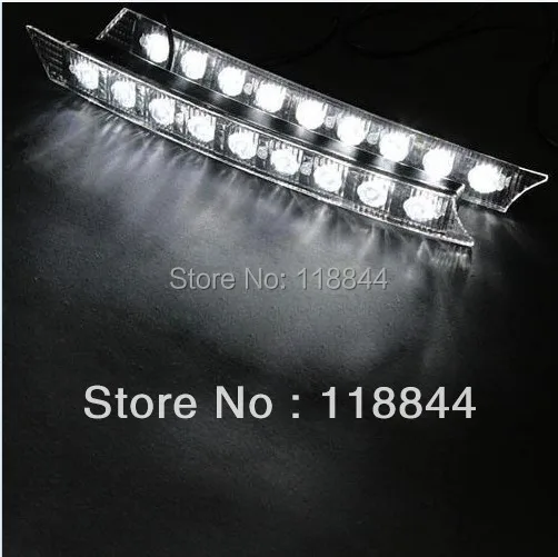 Светодиодными фарами дневного света Противотуманные светильник комплект Евро DRL