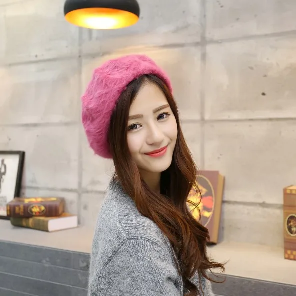 

Берет зимняя шапка женская универсальная осенне-зимняя модная шапка художника милая Мода