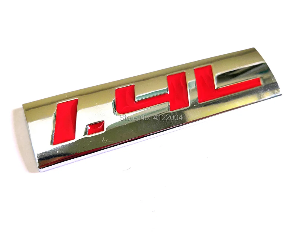 1.4L red 1.4L 1.5L 1.6L 1.7L 1.8L 1.9L энергетическая эмблема багажник Наклейка для TOYOTA Honda Mitsubishi VOLVO GEELY CHERY HAVAL Dodge - Название цвета: 1.4L red