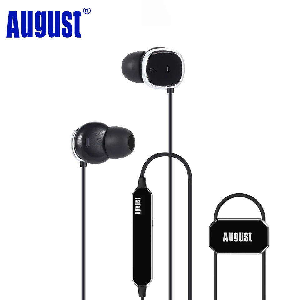 August EP725 беспроводные влагозащитные Bluetooth наушники с активным шумоподавлением ANC