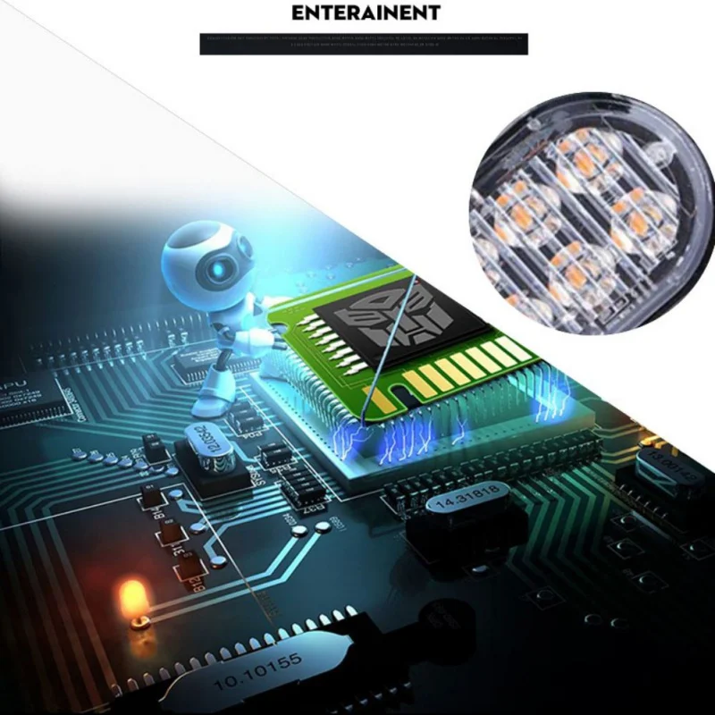 

12-24V Body Side Warning Light 12LED Ultra-Thin Strobe Light 36W Three Colors Safe Car Lights