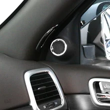 Для Dodge Durango ABS хром передние окна дверные стойки Динамик Звуковой Рог кольцо рамка Крышка отделка