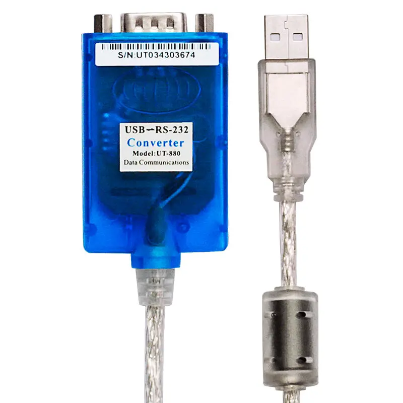 Преобразователь usb в rs232 последовательный 9 контактный кабель DB9 USB промышленный