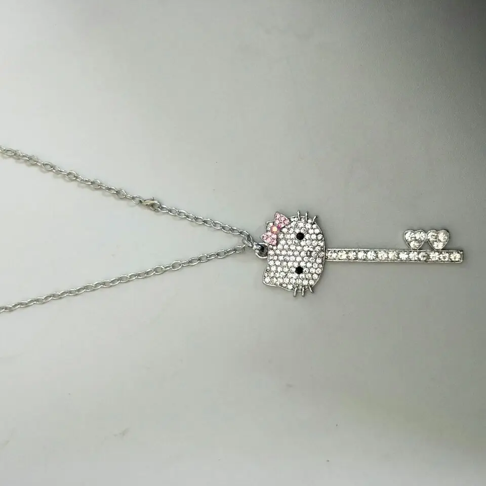 Цепочки и ожерелья cat Jewelry Bojiux Нержавеющая сталь цепи Цепочки и Ожерелья Подвески милый котенок кошка Цепочки и ожерелья s Модные украшения для женщин