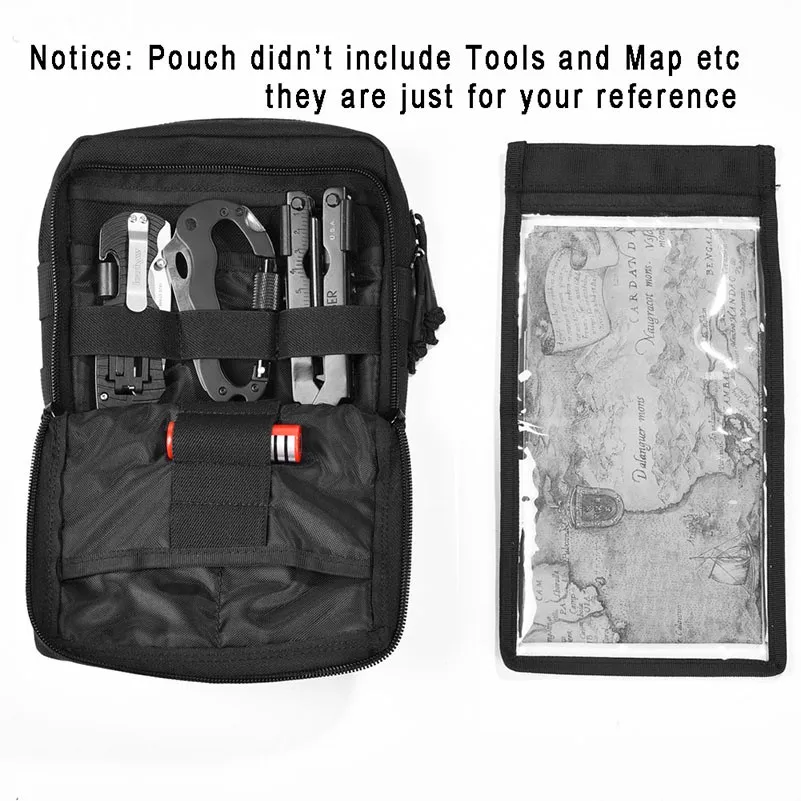 Eebow Тактическая Военная Тактическая Экипировка утилита карта Admin Pouch Открытый EDC инструмент Molle сумка органайзер поясная упаковка