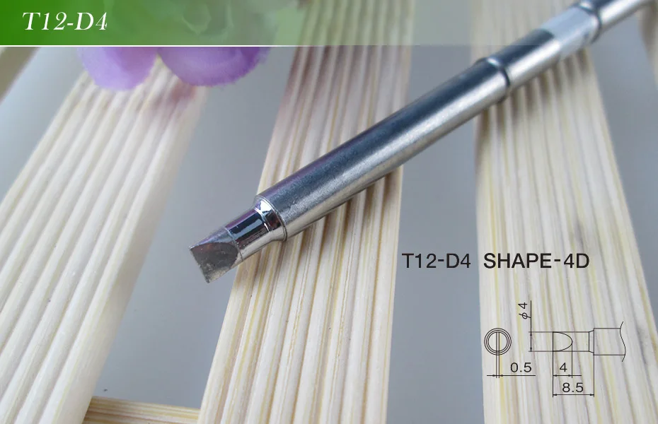 Наконечники для паяльника QUICKO SHAPE D Series T12 LED/O цифровой светодиодный ллер STC/STM32 D4 DL32