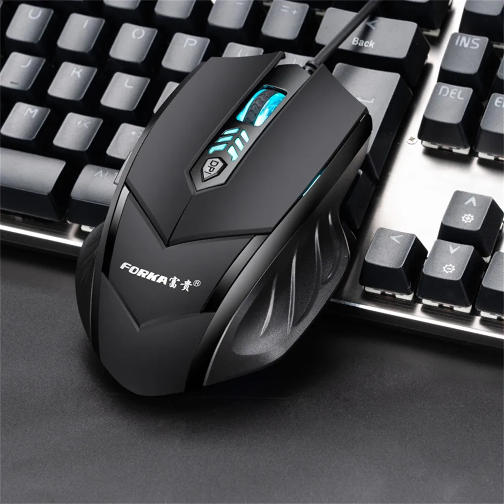 Professional Macro Game Mouse Pro LED Wired Gaming Mouse for Pc Computer Laptop Mice Adjustable 2400 DPI Silent Mause Gamer#G20