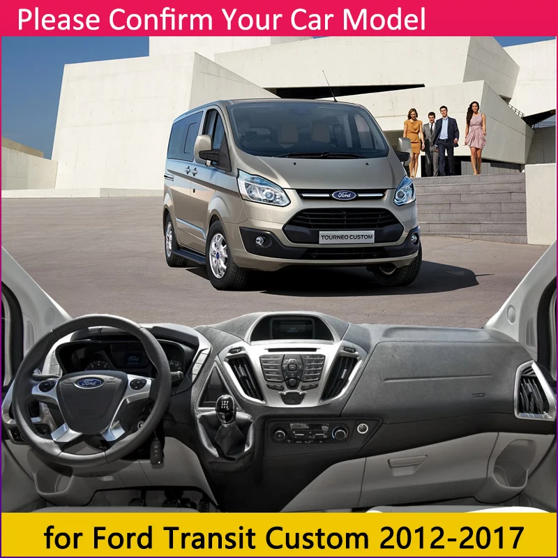 Для Ford Transit Tourneo Custom 2012 ~ 2017 Противоскользящий коврик для приборной панели