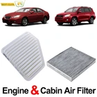 Для Toyota Camry XV40 2007 2008 2009 2010 2011 V6 3.5L комбо двигатель и Пыльца кабина воздушный фильтр