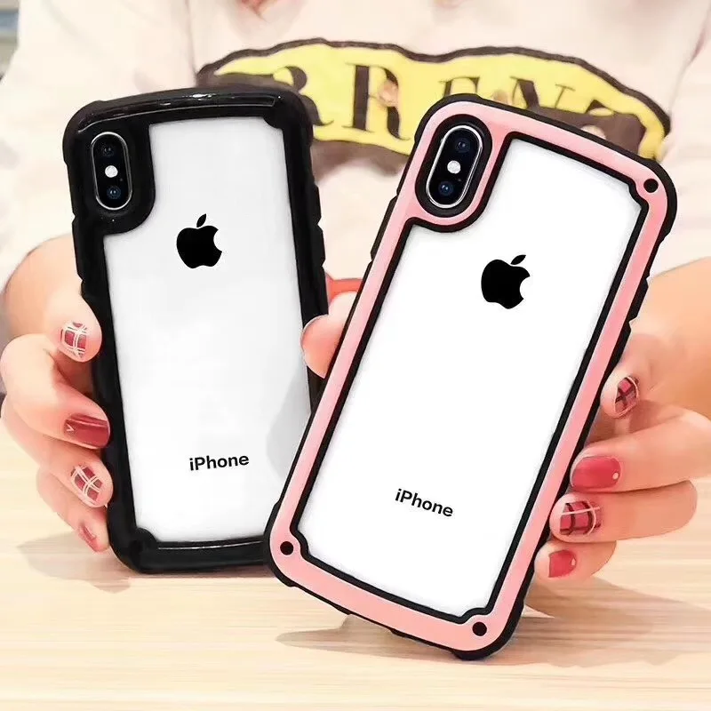 Чехол для iPhone Xs Max Xr X 8 7 Plus 6S корейский Прозрачный чехол девушек Samsung S10e S10 S9Plus S8 Note9 |