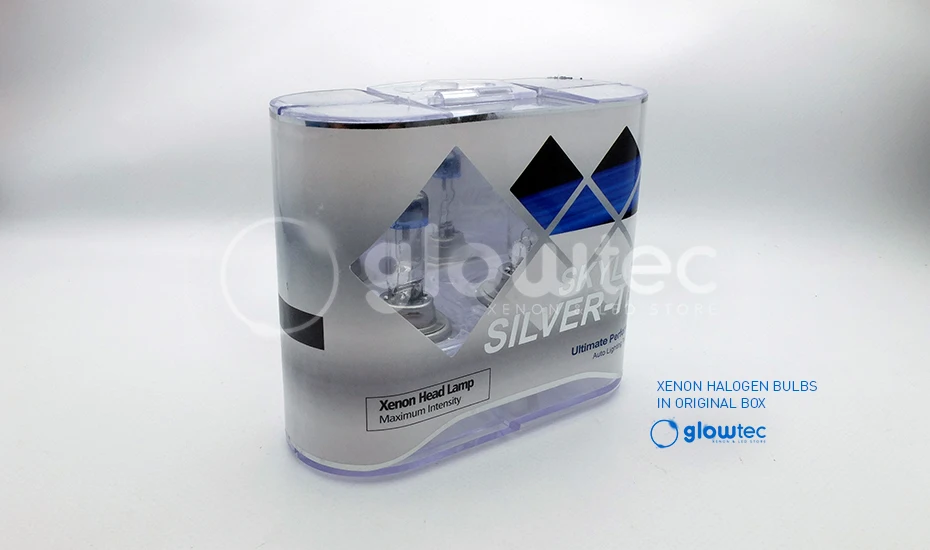 1 пара HOD лампа головной светильник SKYLINE SILVER-TEC H11, H7, H4 55 Вт 100 Вт 2400lm 4300K Ultrabright светильник автомобильный светильник s GLOWTEC