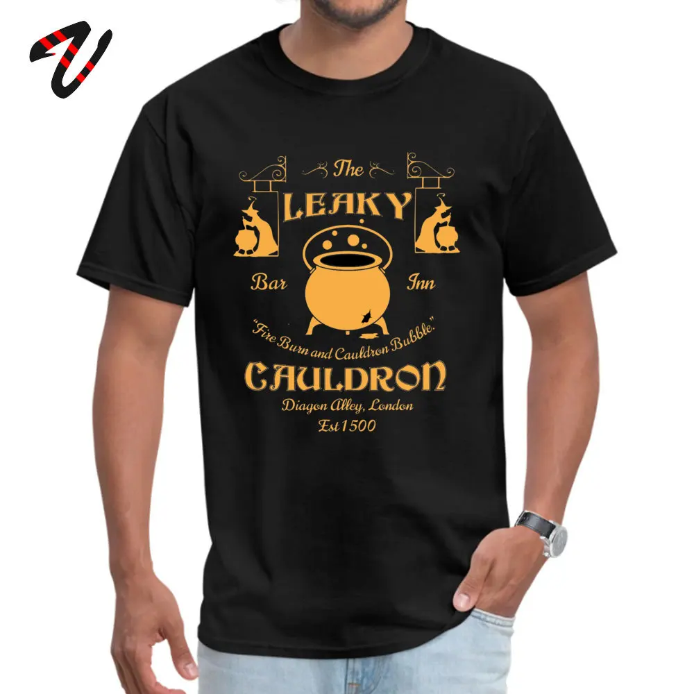 Футболки Leaky Cauldron Bar and Inn Labor Day хип хоп Гана короткий Скорпион хлопковая ткань с