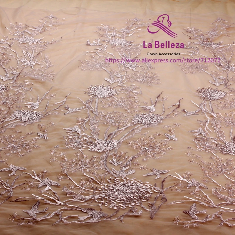 La Belleza 2018 новый модный дизайн кружевной ткани грязный розовый/черный/белый/темно