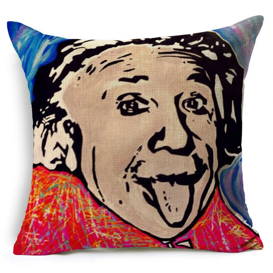 Einstein Guevara Pop Art Забавный узорчатый чехол для офисного стула | Наволочки -32762673516