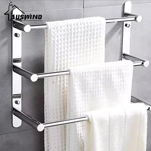 60 см длина 304 Нержавеющая сталь полотенцесушитель современная вешалка для полотенецполотенцесушители ванная вешалка для полотенец