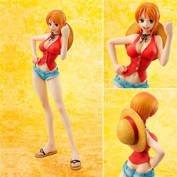 Аниме One Piece Nami POP экшн-фигурка нами коллекционная игрушка 22 см цельная фигурка |